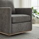 preview thumbnail 47 of 49, 30.7"W Square Swivel Accent Chair, 360° Club Lounge Armchair