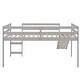 preview thumbnail 38 of 37, Loft Bed With Slide, Multifunctional Design, Twin