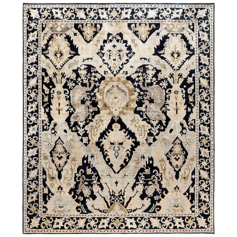 Serapi One-of-a-Kind Hand-Knotted Area Rug - Black - 7' 11" x 9' 9"