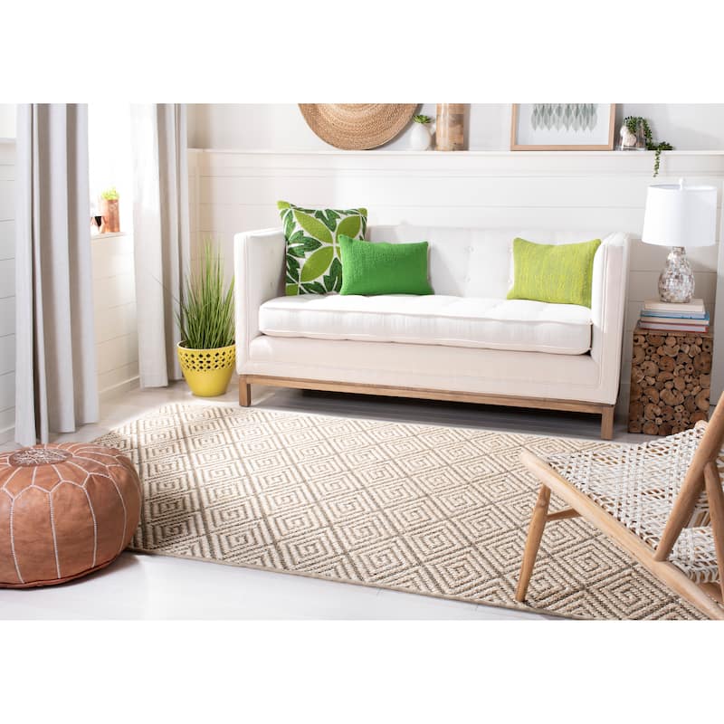 SAFAVIEH Palm Beach Vennie Modern Sisal Rug