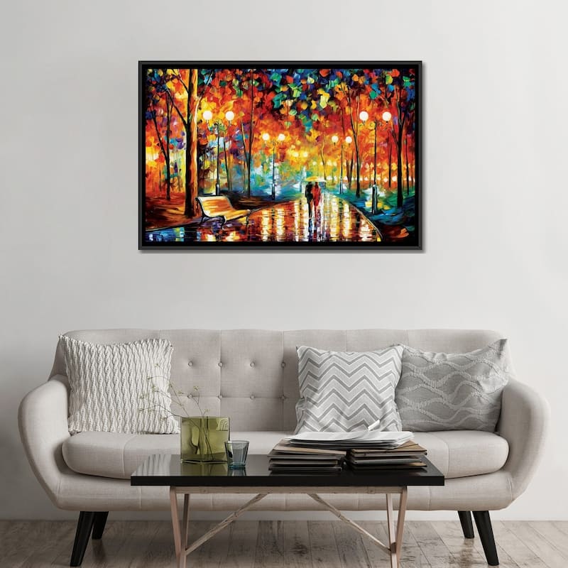iCanvas "Rain's Rustle II" by Leonid Afremov Framed Canvas Print