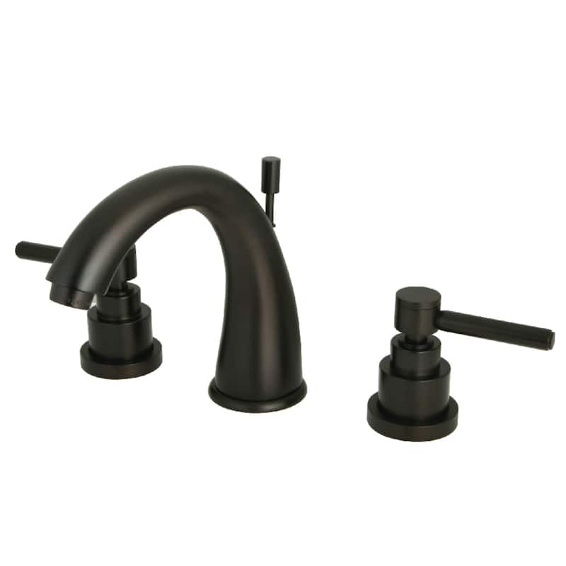 Kingston Brass Elinvar 1.2 GPM Widespread Bathroom Faucet with Pop-Up