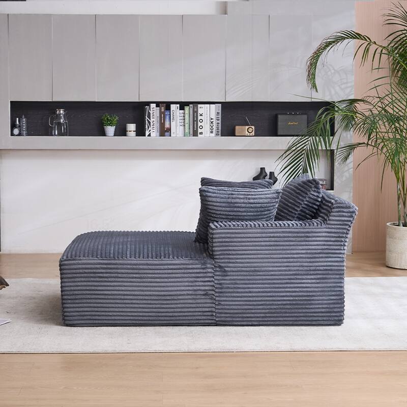 Versatile Oversized Chaise Longue Chair for Relaxing and Sleeping
