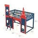 preview thumbnail 5 of 7, Twin Size Castle Shaped High Quality Pinewood Loft Bed with Underbed Storage Space and Side Rails
