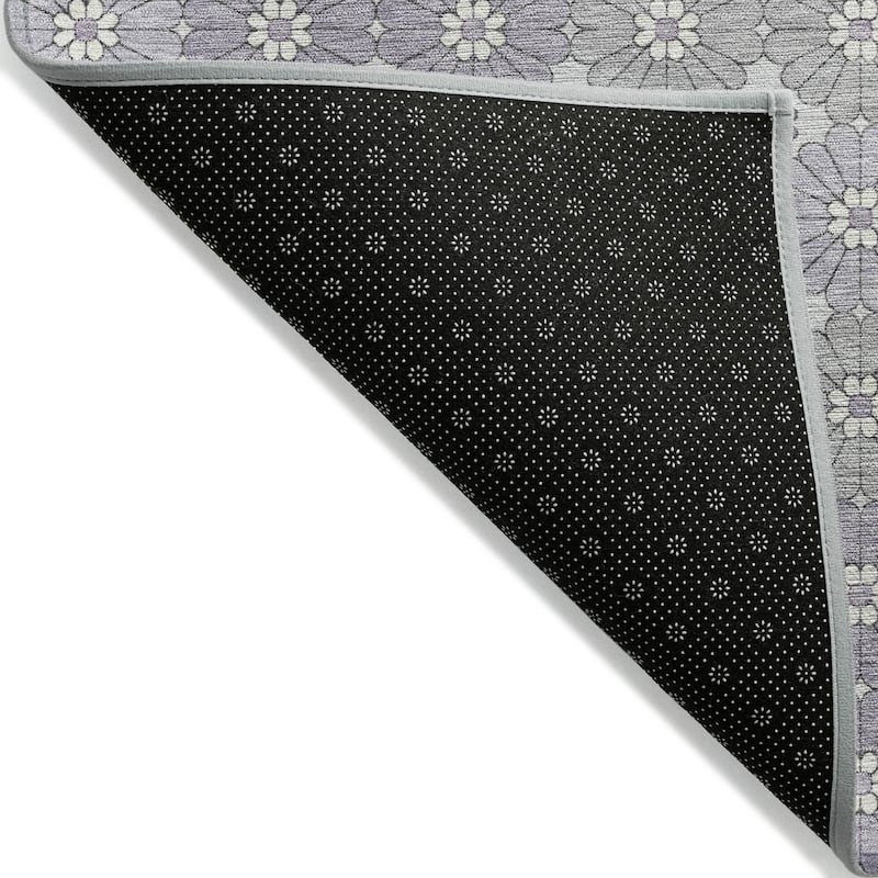 HomeRoots Floral Modern Rectangle Outdoor Rug
