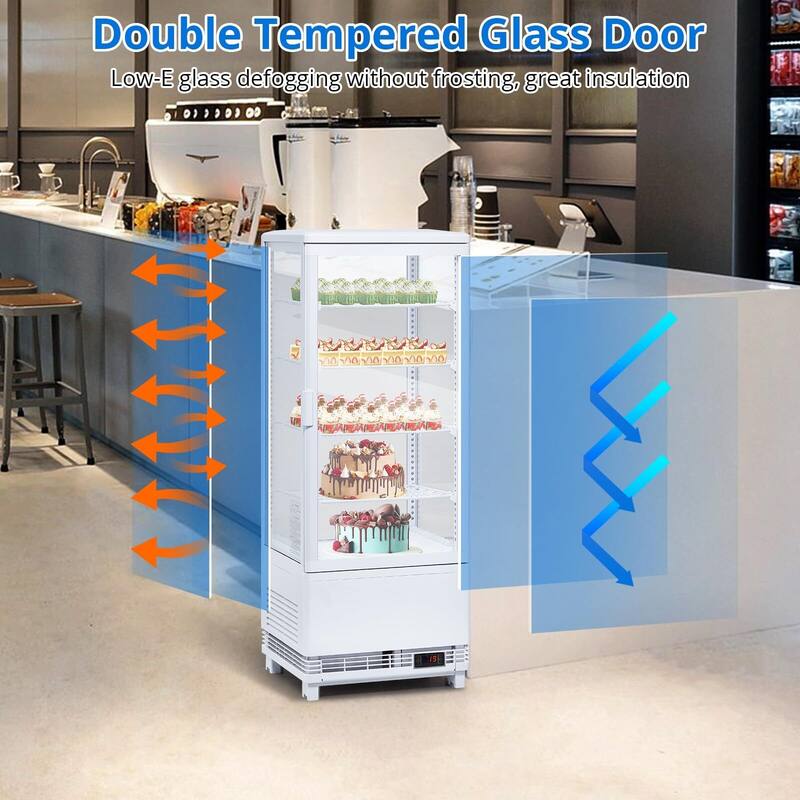 Refrigerated Display Case, 3.5 Cu.Ft