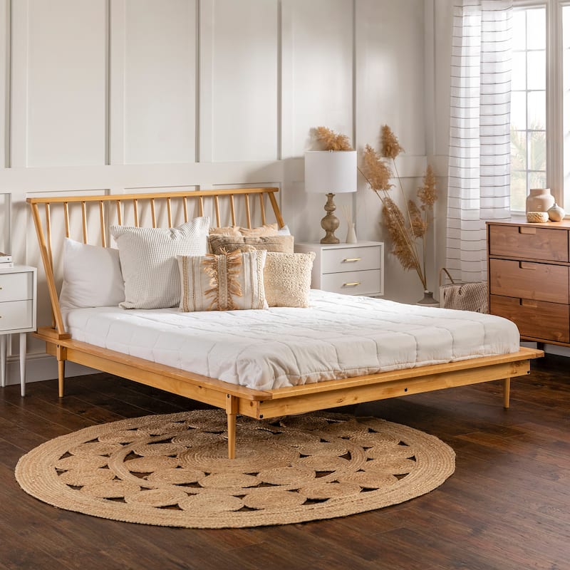 Middlebrook Blaney Solid Wood Spindle Platform Bed