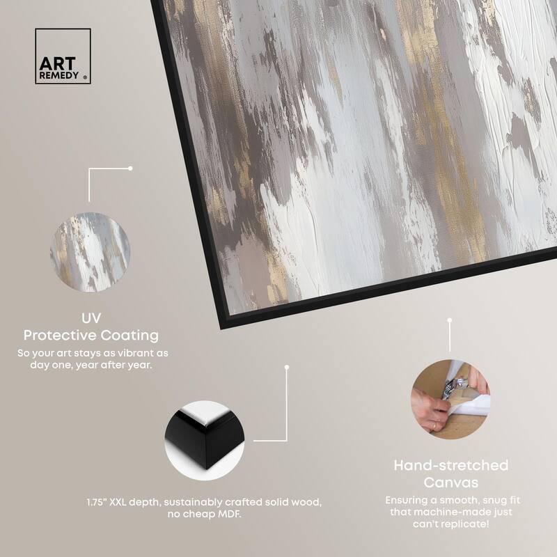 Flooding Gold I Canvas by Art Remedy