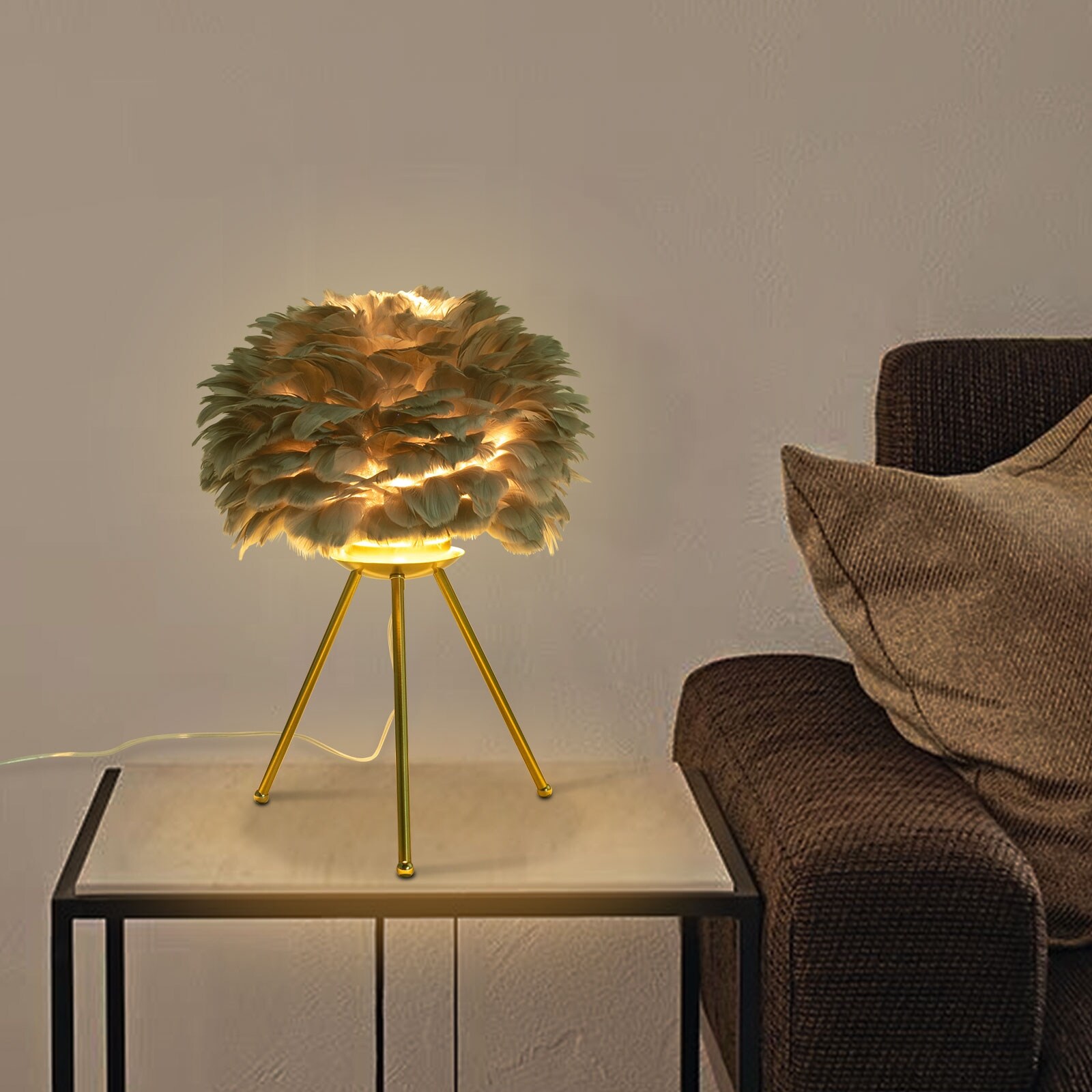 Feather bedside table lamps 2025