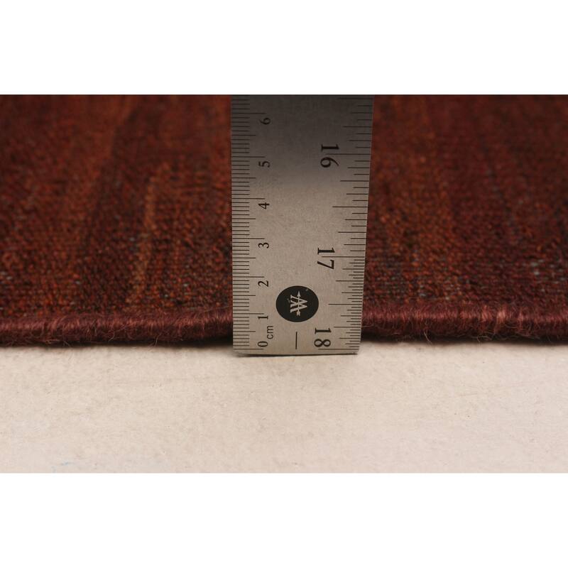 ECARPETGALLERY Flat-Weave Ankara FW Tan Wool Kilim - 6'2 x 12'2