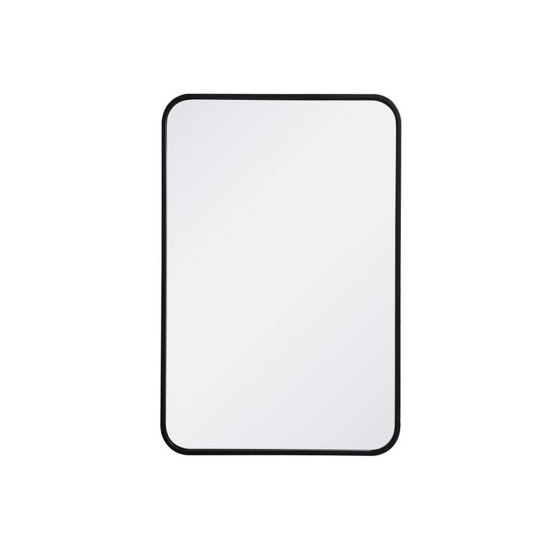 Elegant Lighting MR802030 Evermore 20" W x 30" H Contemporary - Black