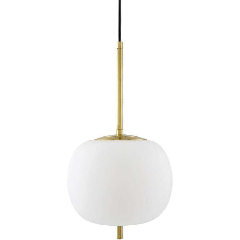 Livabliss Redon Modern Pendant - 8"L x 8"W x 4"H - Brass