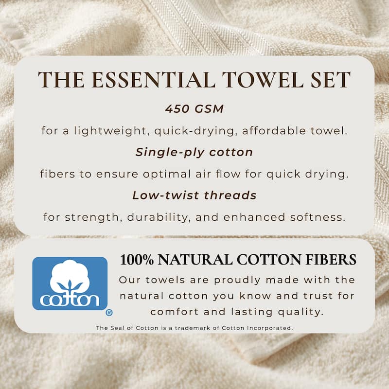 Linery & Co. Ringspun Cotton Bath Towel