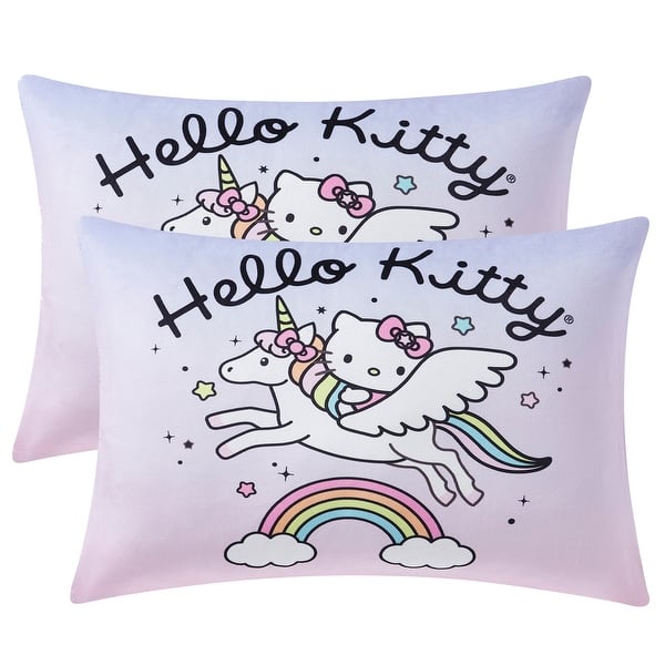slide 2 of 4, Hello Kitty Reversible 20" x 26" Bed Pillow 2 PK