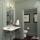 preview thumbnail 30 of 45, Hunter Xidane Vanity Wall Light - Bathroom, Mid Century Modern, Glam - Clear glass