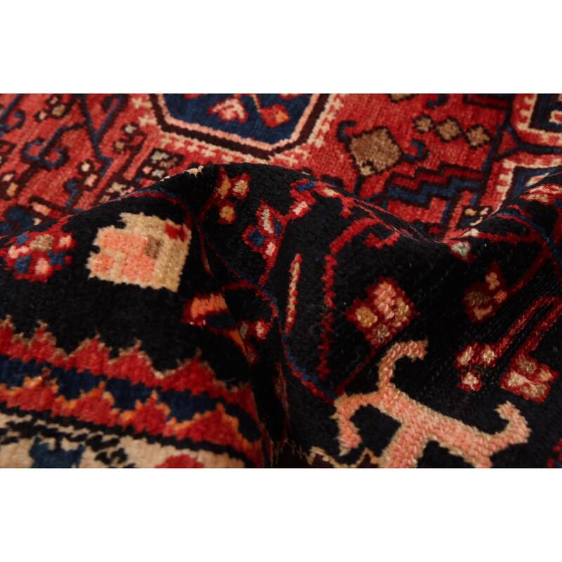 ECARPETGALLERY Hand-knotted Anatolian Vintage Dark Navy Wool Rug - 4'5 x 6'9