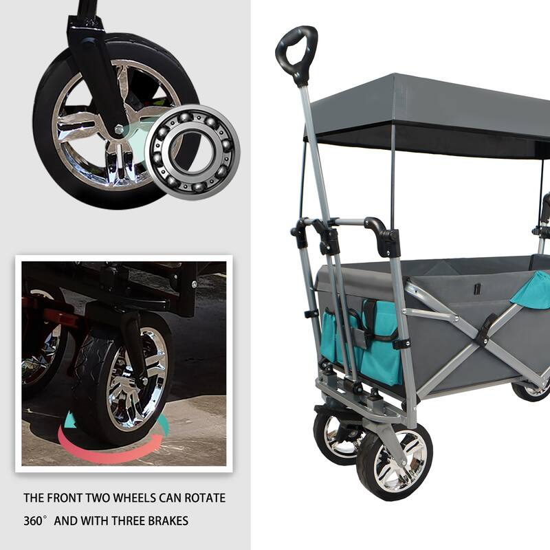 Folding Wagon with Removable Canopy
