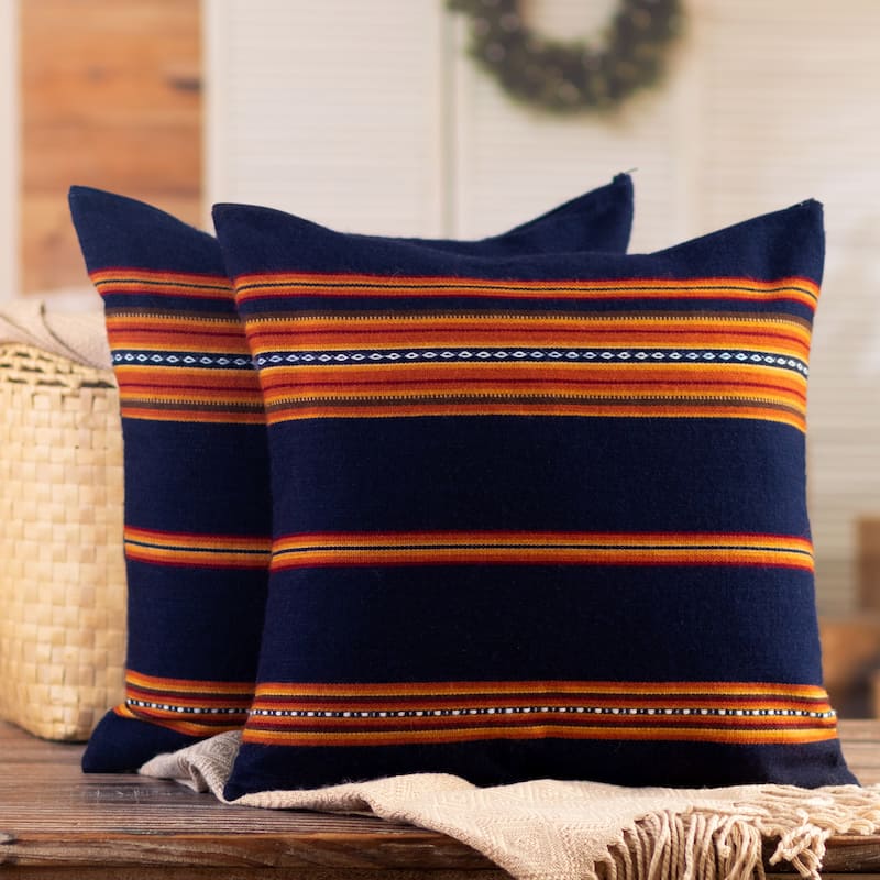 Novica Handmade Inca Comfort Blend Cushion Covers (Pair)