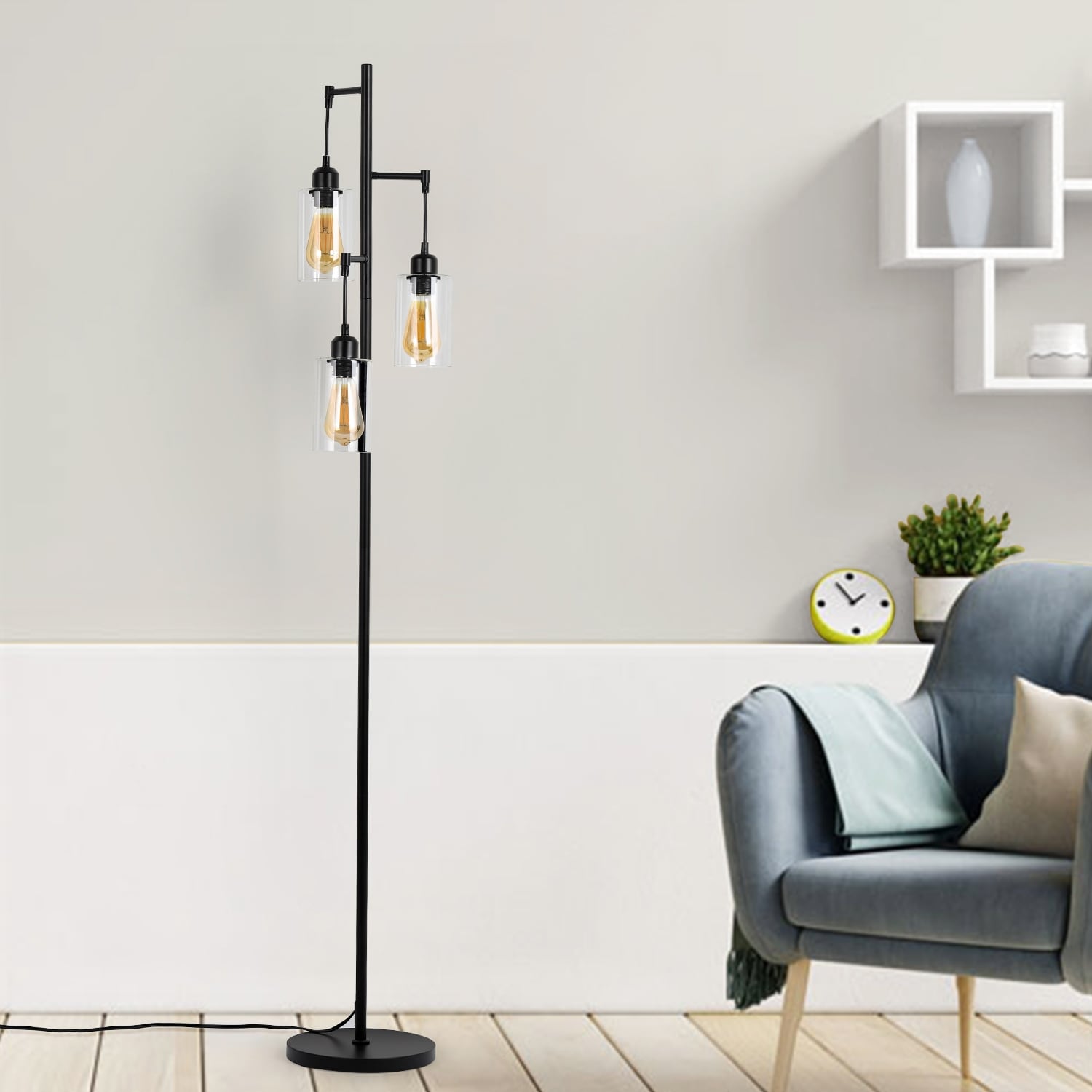 Bubble glass floor lamp new arrivals