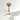 28" Modern Brass/ White Small LED Ceiling Fan with Light and Remote