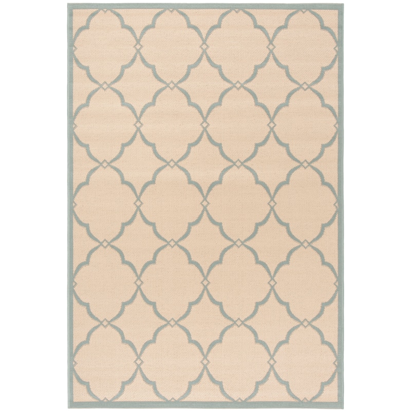 SAFAVIEH Linden Gaye Indoor/ Outdoor Waterproof Patio Backyard Rug.