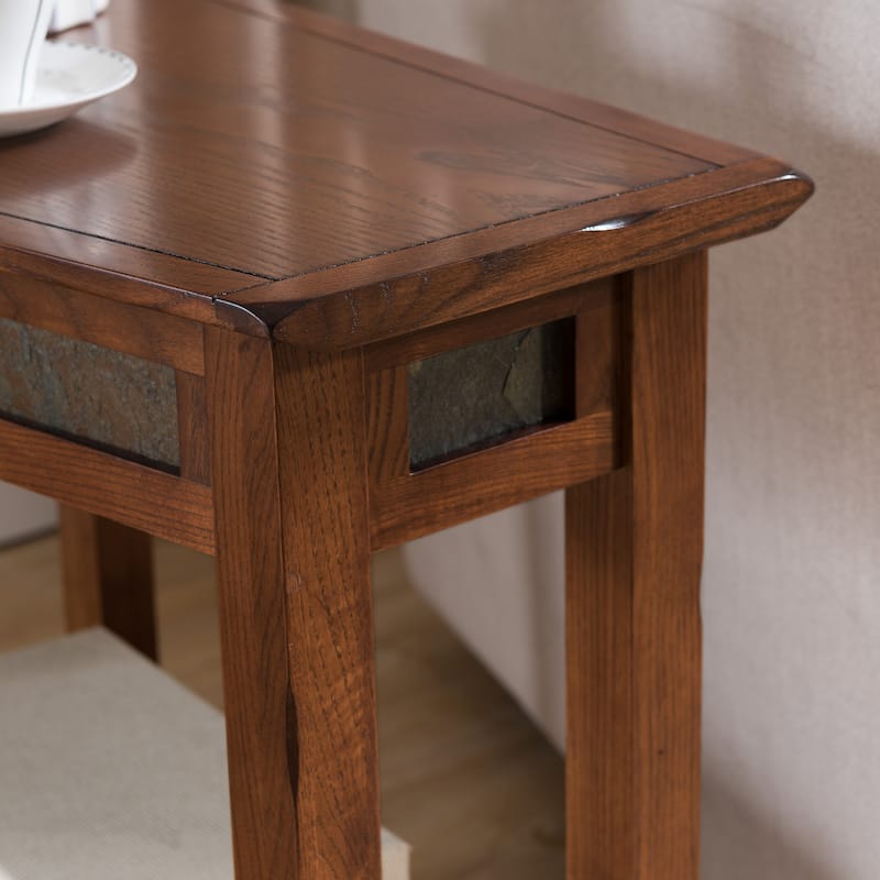 Leick Home Ixia Recliner Wedge End Table