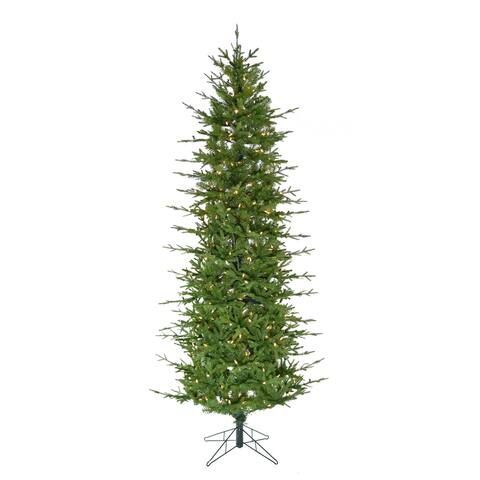 Seasonal Abode LED Lit Bavarian Artificial Christmas Tree - 9'