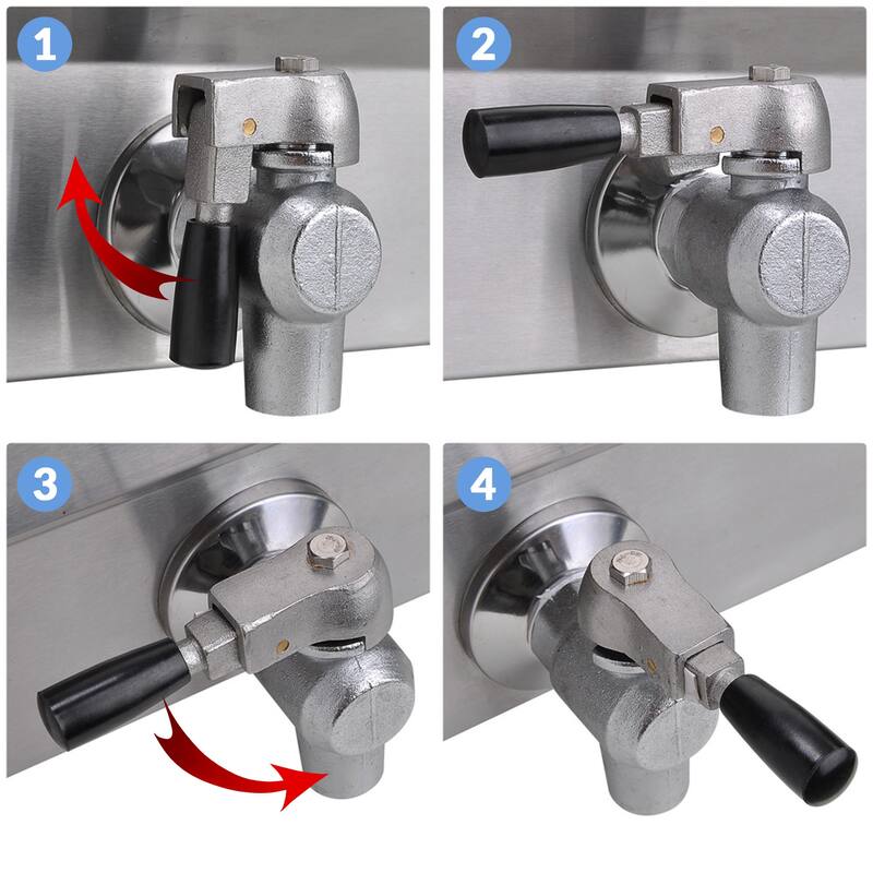 WeChef 11.7L Commercial Electric Deep Fryer Restaurant Countertop Fryer