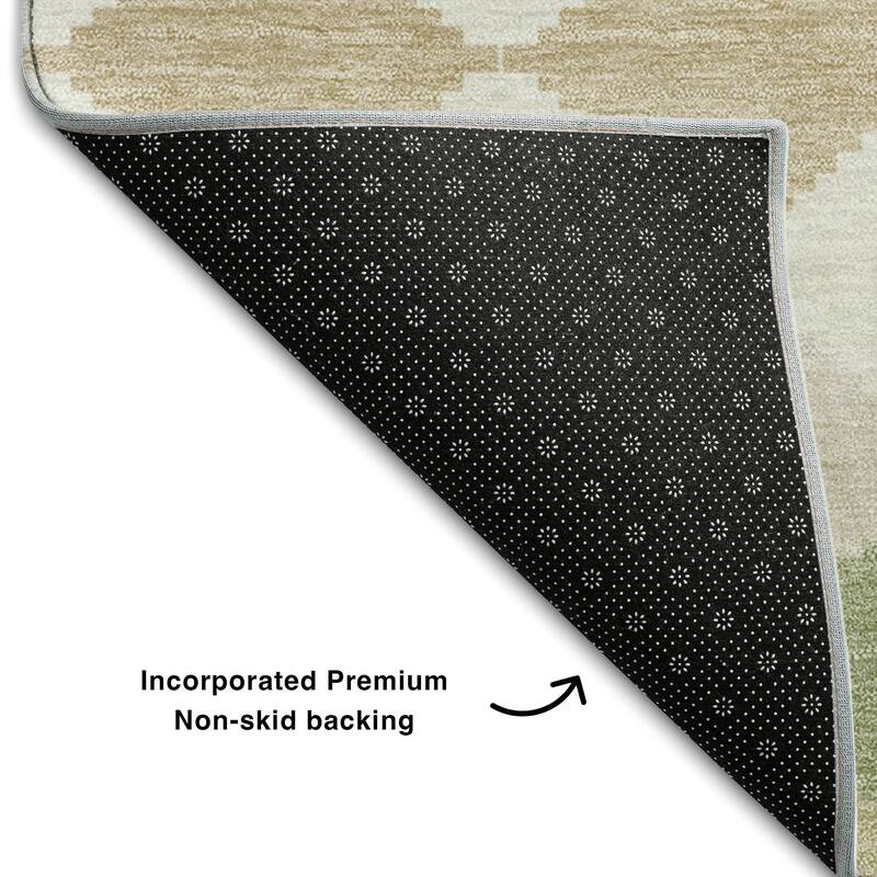 Premium Washable Super Soft Diamond Modern Mayfield Rug