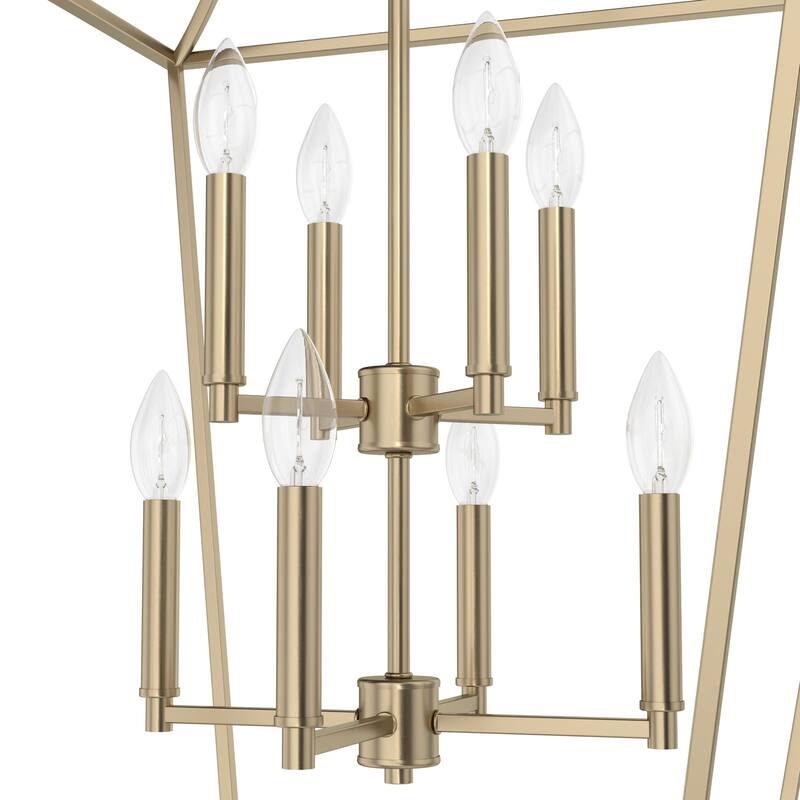 Hunter Laurel Ridge 23" 8-Light Lantern Pendant - Entry - Candle, Modern Farmhouse, Contemporary, Transitional
