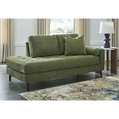 Signature Design by Ashley Bixler Olive Right-Arm Facing Corner Chaise - 37" W x 75" D x 37" H