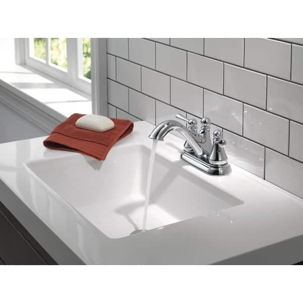 Shop Delta 25999lf Haywood Centerset Bathroom Faucet With Pop Up