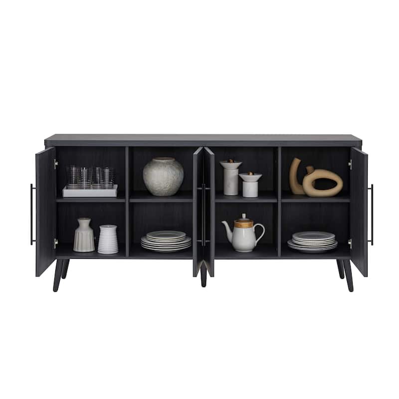 Manhattan Comfort Mid Century Modern Jodie 64.6 Inch Sideboard