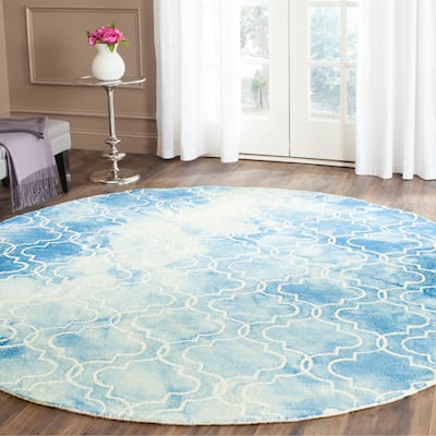 SAFAVIEH Handmade Dip Dye Marineta Watercolor Vintage Boho Wool