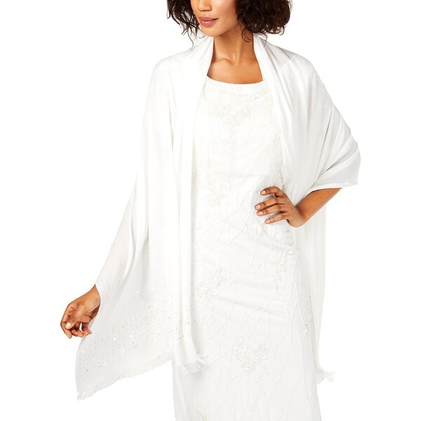 adrianna papell stretch charm wrap shawl