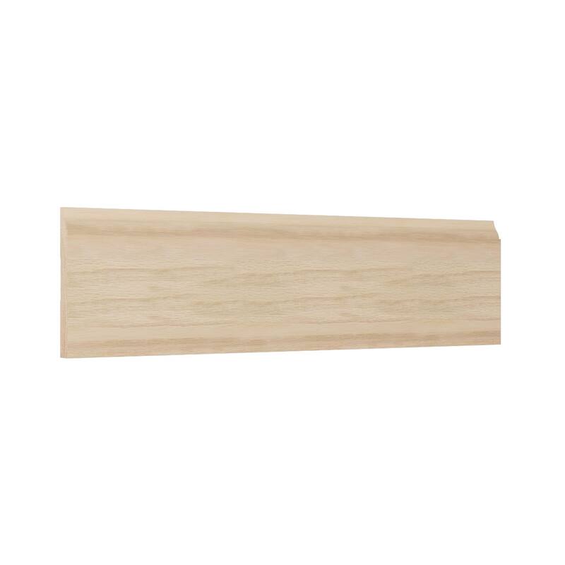 WM620: 9/16-in D x 4-1/4-in W x 96-in L Americraft Solid Hardwood Stain Grade Ogee Base Moulding