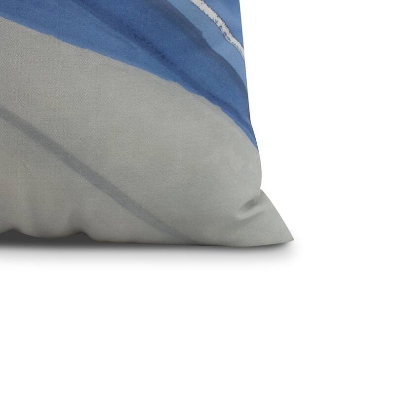 26 x 26 inch Boat Bow Left Geometric Print Pillow