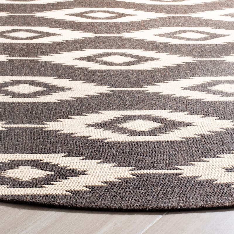 SAFAVIEH Linden Seda Indoor/ Outdoor Waterproof Patio Backyard Rug