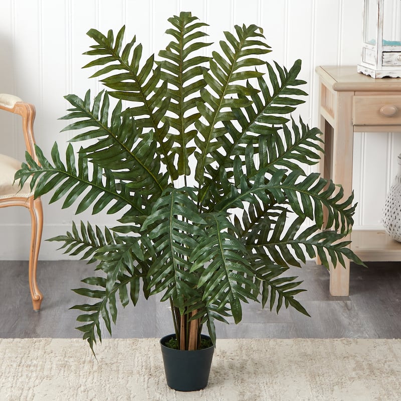 Evergreen Indoor Plant - 3.5ft Artificial Tree - Home Office Decor - 3.5ft.