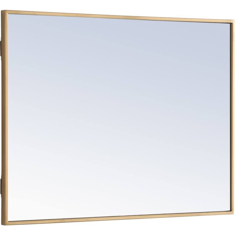 Elegant Lighting Eternity 32" x 24" Rectangular Metal Framed Wall