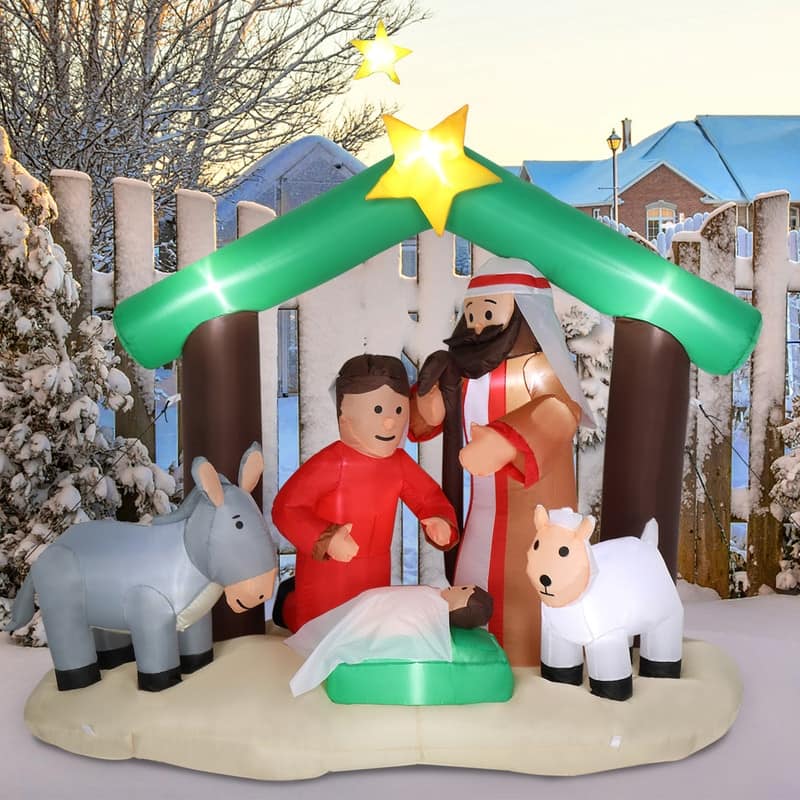 Inflatable Nativity Garden Jesus Decoration