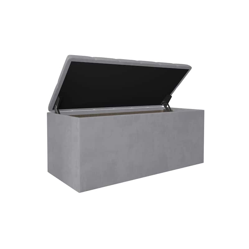 Athena Upholstered Flip Top Storage Bench
