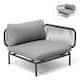 Option Dark Grey - 1PC with 2 Armrest