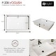 preview thumbnail 2 of 9, 24.5" W x 16.5" D White Rectangular Undermount Bathroom Sink - 24.5 " x 16.5" x 6.5"