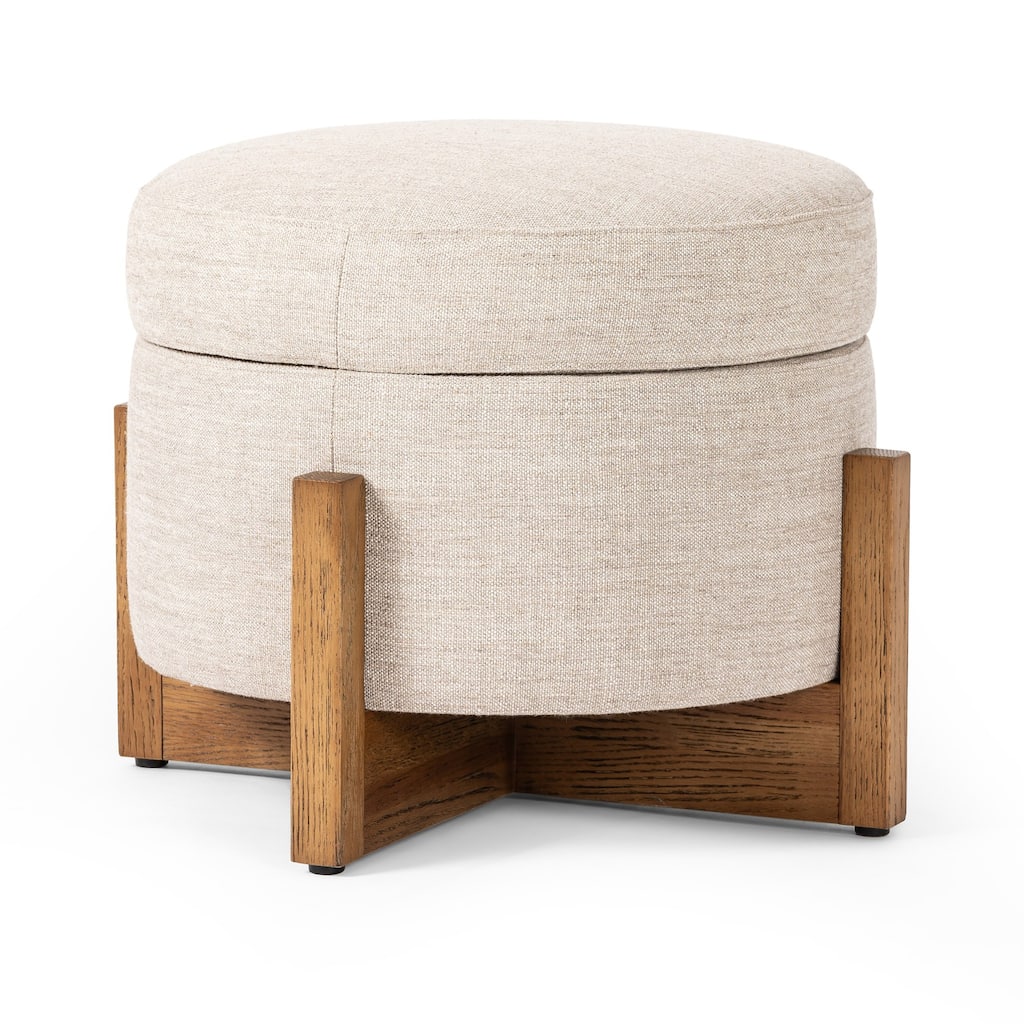 Slater Storage Ottoman-25"-Alcala Wheat