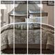Madison Park Whitman Blue/ Brown Complete Comforter and Cotton Sheet Set