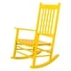 preview thumbnail 53 of 65, Porch & Den Steeplechase Genuine Hardwood Rocking Chair Lemon