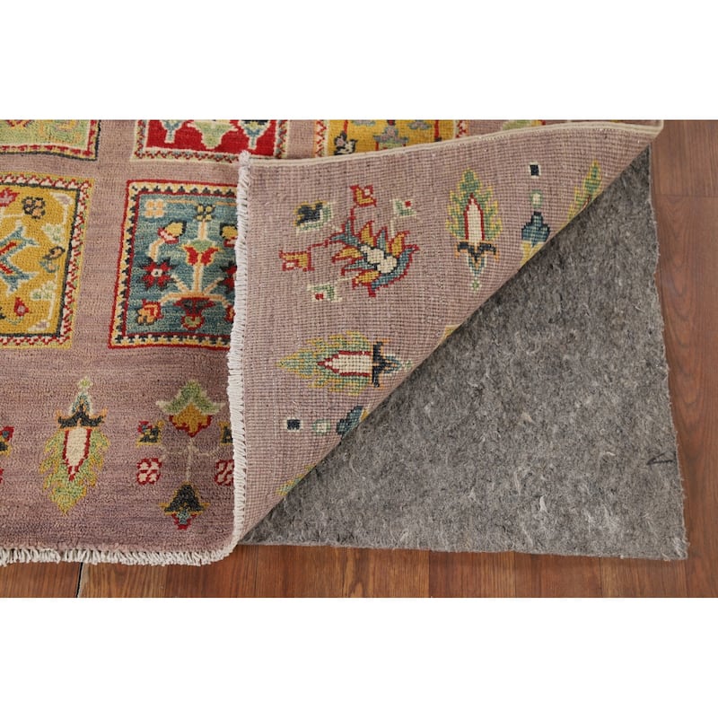 Garden Design Kazak Oriental Accent Rug Handmade Wool Carpet - 3'11" x 5'11"