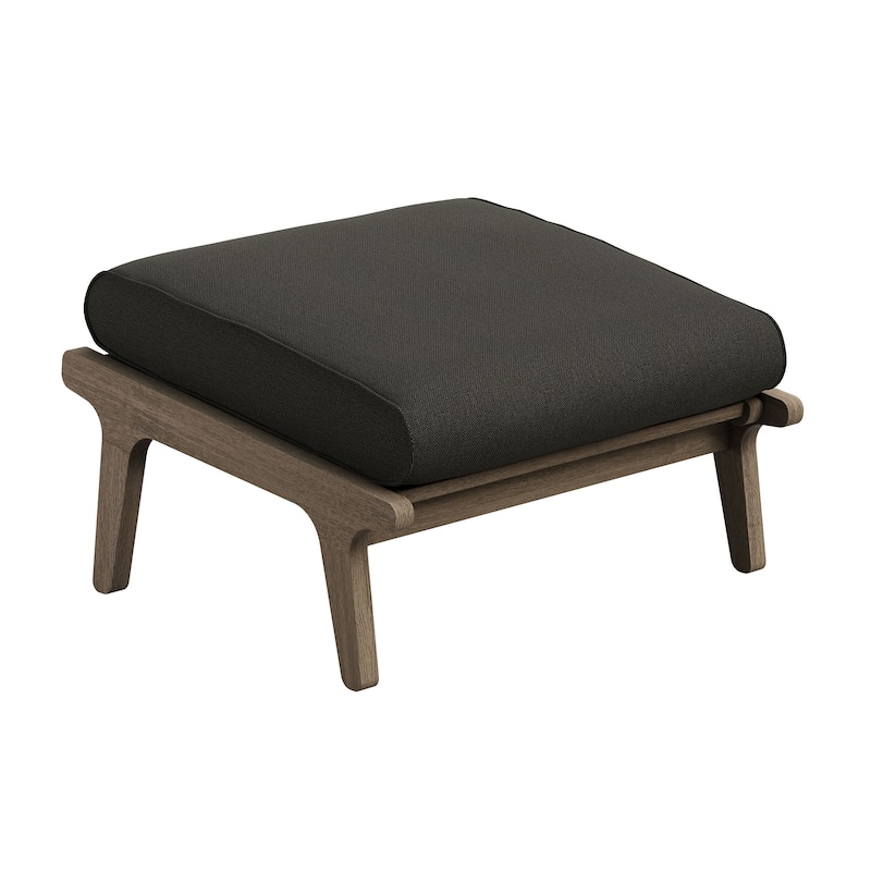 Saratoga Outdoor Patio Teak Ottoman