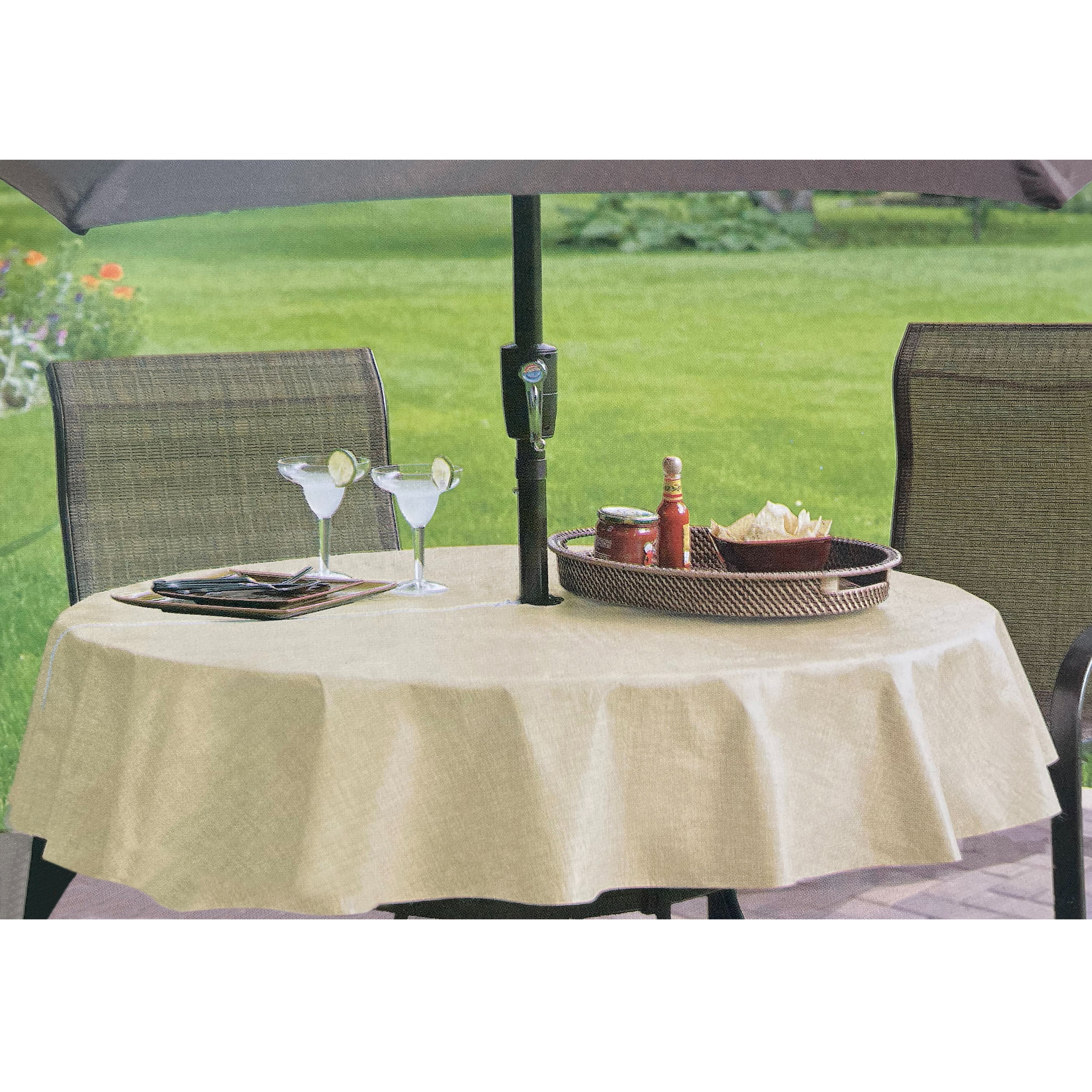 ace patio umbrella stand Bond White Ribbon Envirostone Umbrella Base